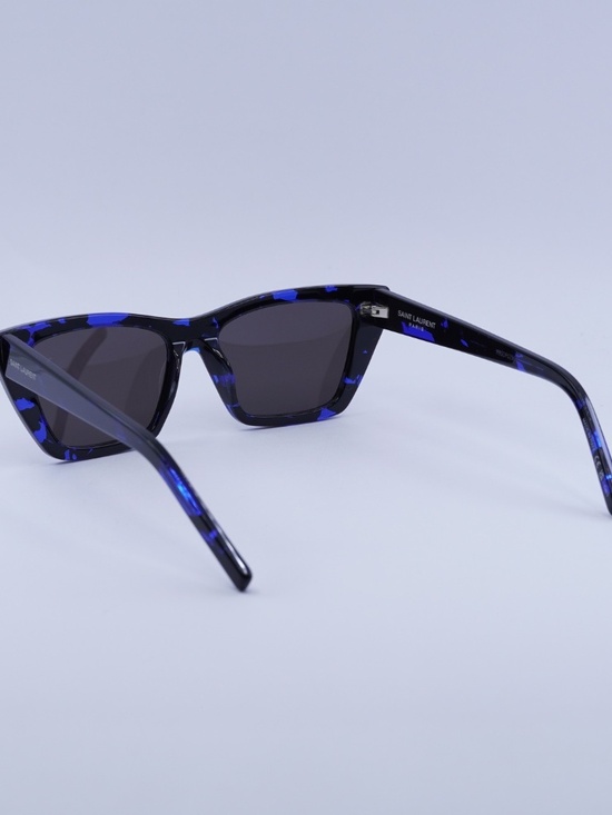 Brand New Saint Laurent SL 276 MICA 009 Blue Havana/Black 53-16-145 Sunglasses main image 7